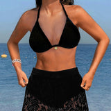 Sofía™ | Elegantiškas lygių nėrinių bikinis