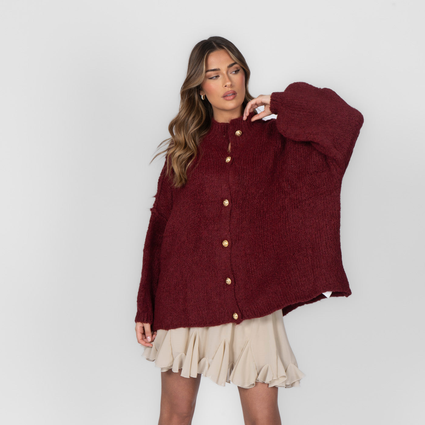 Elena | Oversize megztas megztinis
