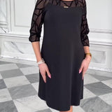 Věra | Šilta džemperinė suknelė su gyvūnų ir kalėdiniais motyvais