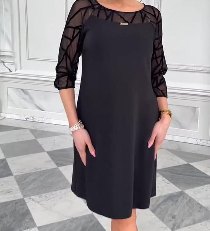 Věra | Šilta džemperinė suknelė su gyvūnų ir kalėdiniais motyvais