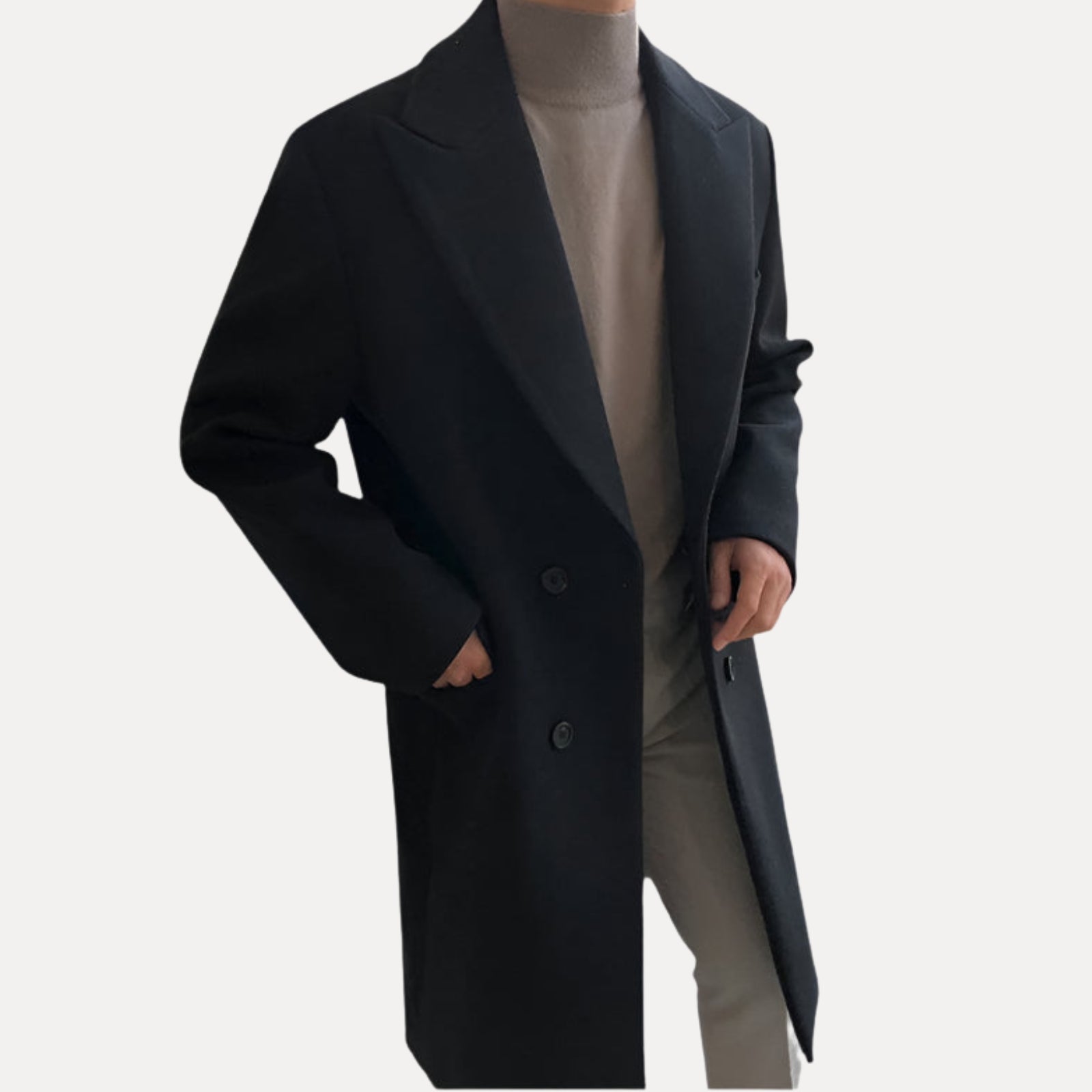 Mads | ELEGANTIŠKAS ŠILTAS VYRIŠKAS PALTAS