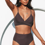 Paula™ | Aukšto liemens bikinio komplektas