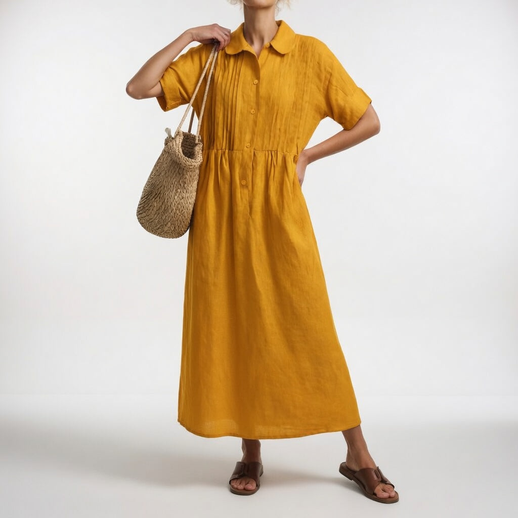 Lysandra™ — Vasarinė marškinių tipo suknelė