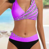 Candela™ | Bikinis su šiltų atspalvių raštu