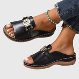 Kathryn™ | Patogūs sandalai su sagtimis
