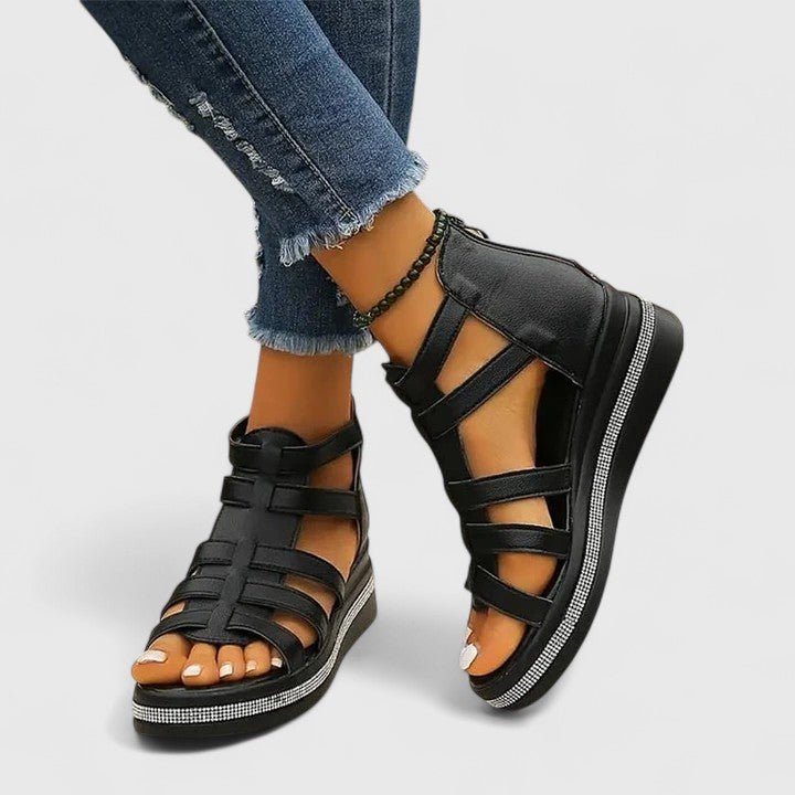 Kendall™ | Ortopediniai sandalai su cirkoniais