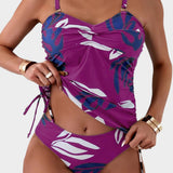 Carmen™ | Bikinis su tropinių lapų raštu
