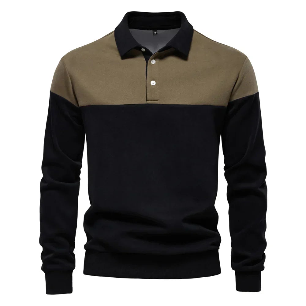 AB™ | Premium ir casual polo marškinėliai ilgomis rankovėmis