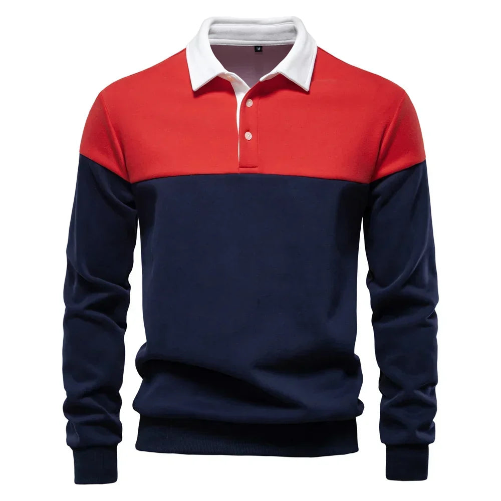 AB™ | Premium ir casual polo marškinėliai ilgomis rankovėmis