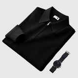 Libuše – Elegantiškas vyriškas džemperis su užtrauktuku
