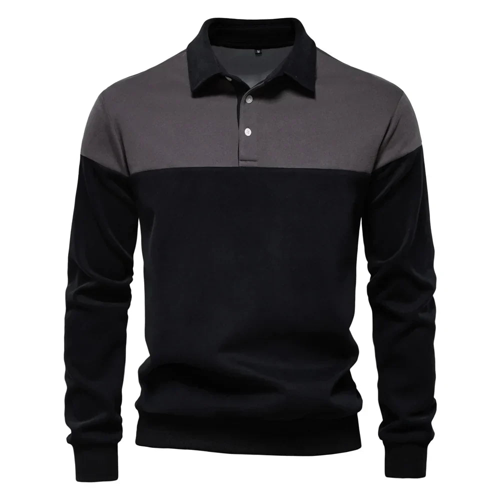 AB™ | Premium ir casual polo marškinėliai ilgomis rankovėmis