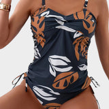Carmen™ | Bikinis su tropinių lapų raštu