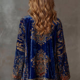 Kirra | Boho stiliaus siuvinėtas kimono