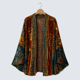 Kirra | Boho stiliaus siuvinėtas kimono