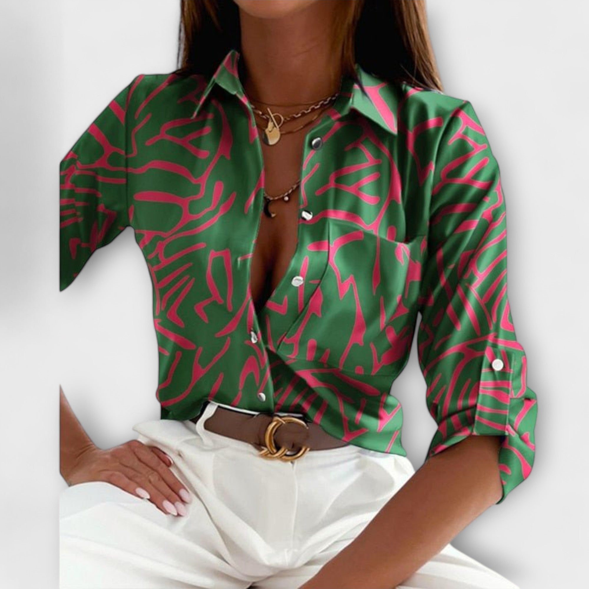 Marija | Klasikiniai marškinėliai apvalia iškirpte
